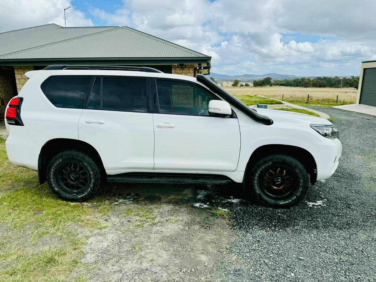 Toyota Landcruiser Prado 150 Series (1GD Engine*) 4" Mid Entry Snorkel & Panel Airbox Package