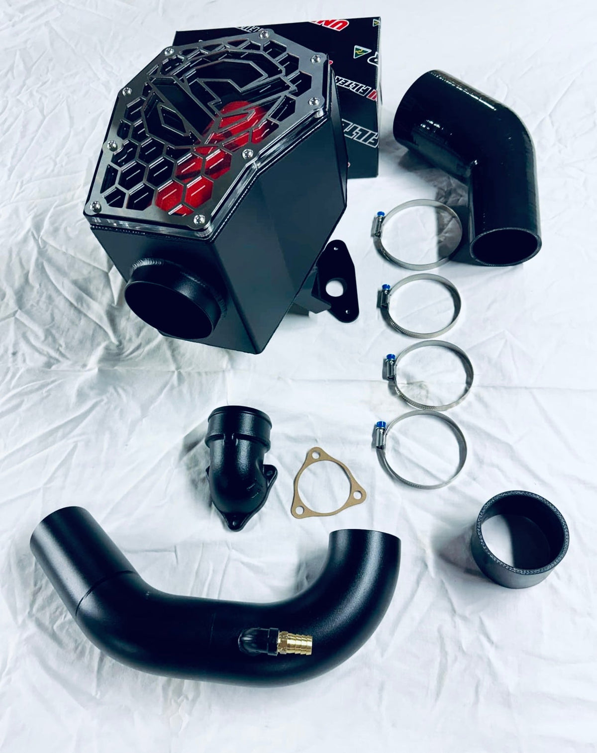 Nissan Patrol Y61 GU ZD30 CRD - (2004 - 2015) - Common Rail - Clear Top Highflow Airbox/Intake with 3" Turbo Inlet