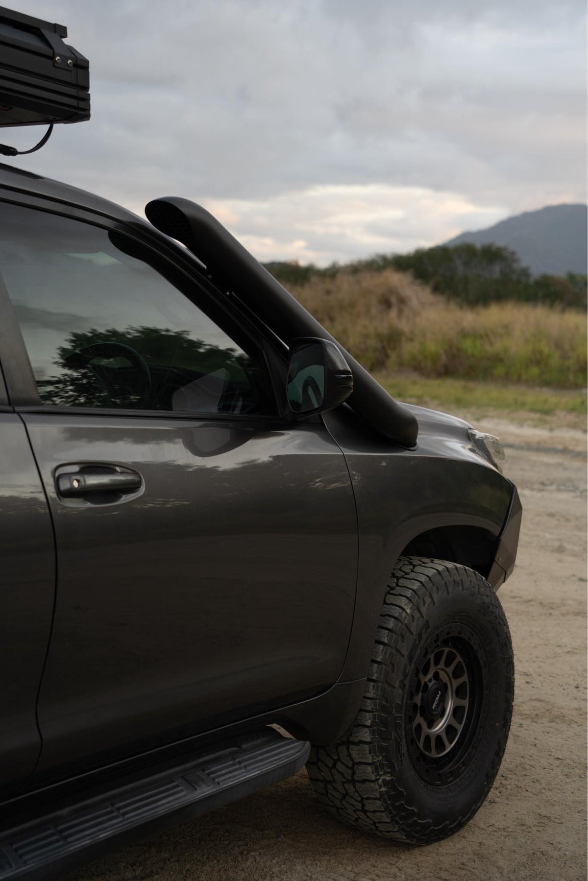 Toyota Landcruiser Prado 150 Series (1KD Engine*) 4" Mid Entry Snorkel & Panel Airbox Package