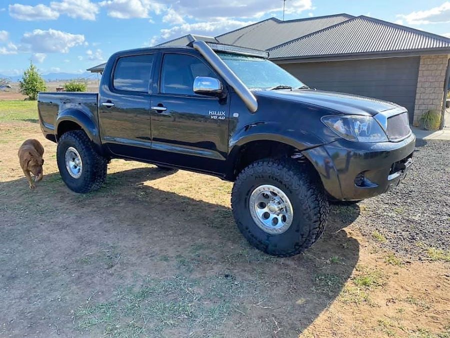 Toyota Hilux N70 (2005-2014) 4" DUAL Short Entry Snorkels